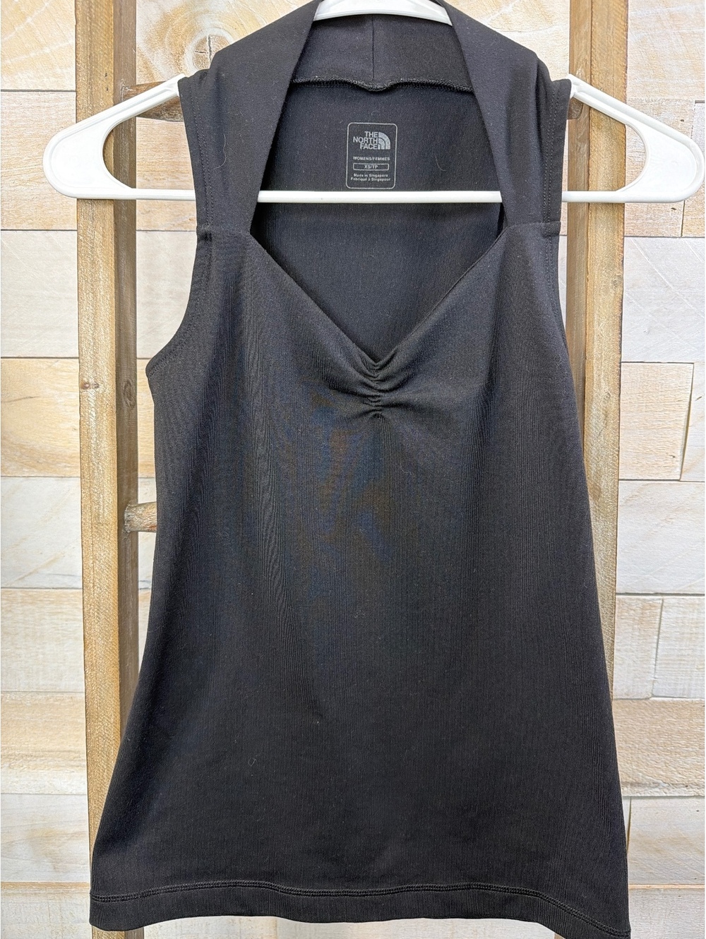 The North Face‎ Black Sleeveless Hoodie Tank Top